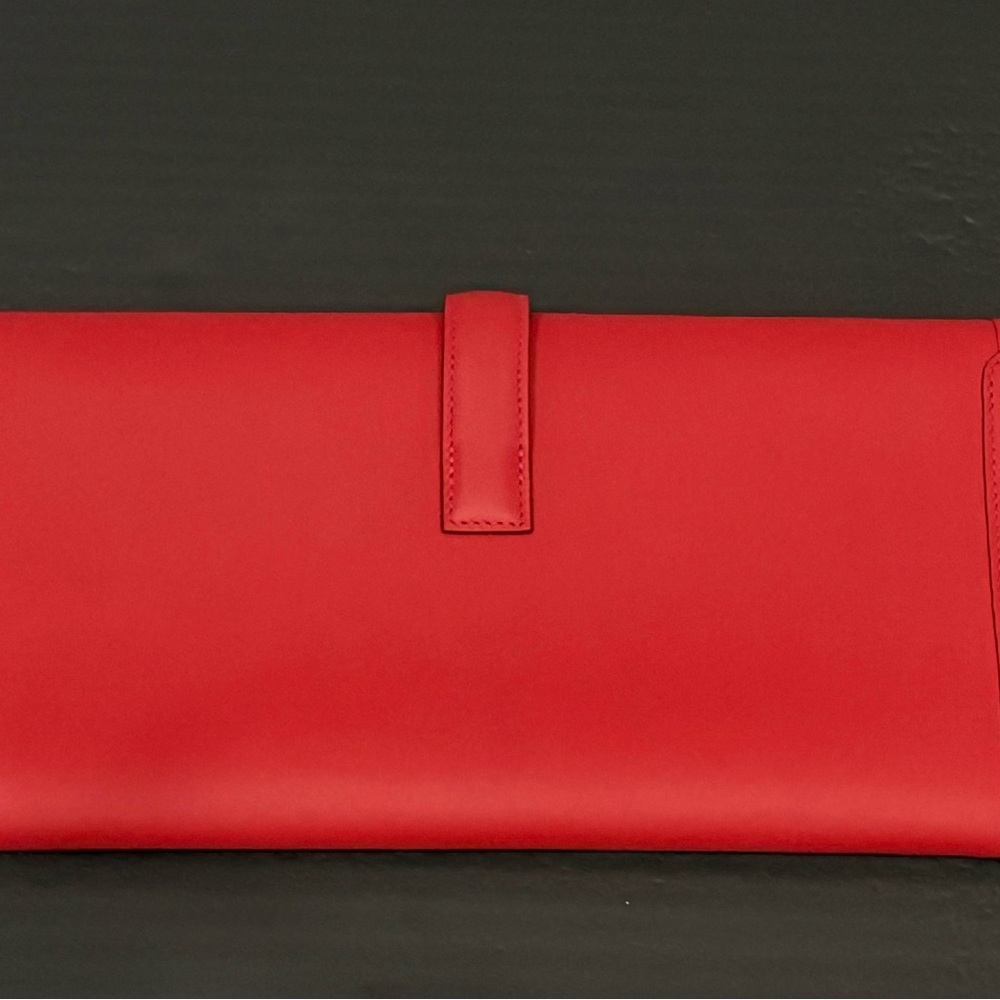 Hermes Jige Elan 29 Rouge Tomate Clutch - Picture 7 of 12